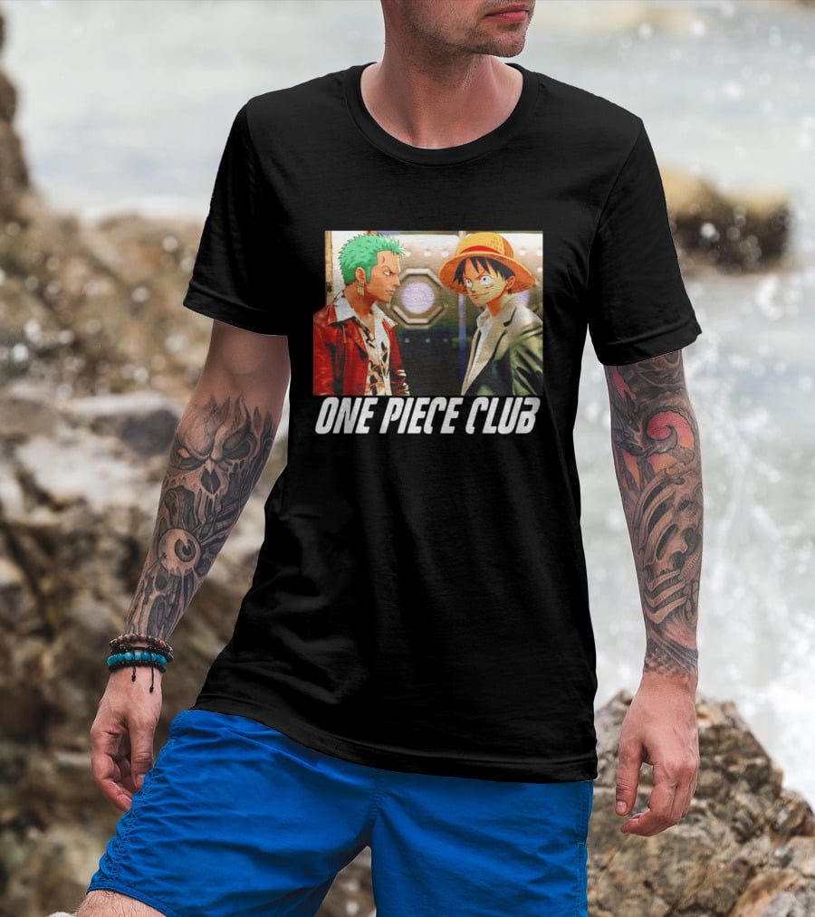 One Piece Club Roronoa Zoro Monkey D Luffy T-Shirt