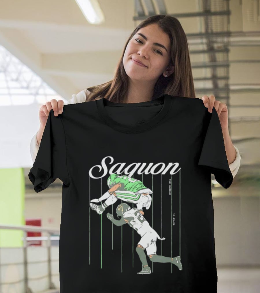 Saquon Barkley Backwards Hurdle Against Philadelphia Eagles T-Shirt