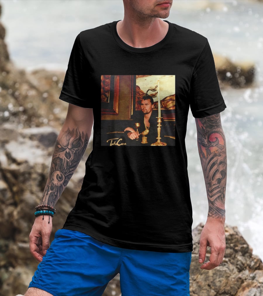 Take Care Charlie Kirk Drake Album Parody Candlelit T-Shirt