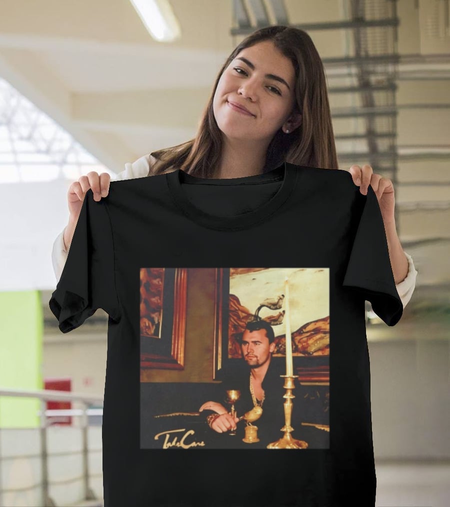 Take Care Charlie Kirk Drake Album Parody Candlelit T-Shirt