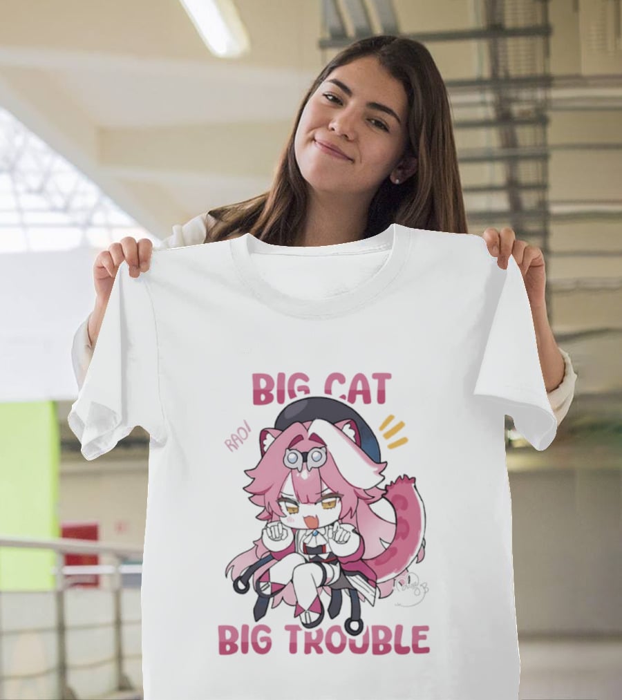 BIG Cat Prowls Into BIG Trouble Anime T-Shirt