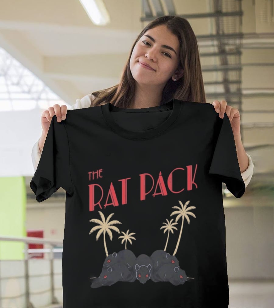 The Rat Pack Florida Panthers Hockey Team Vintage Rats And Palms T-Shirt