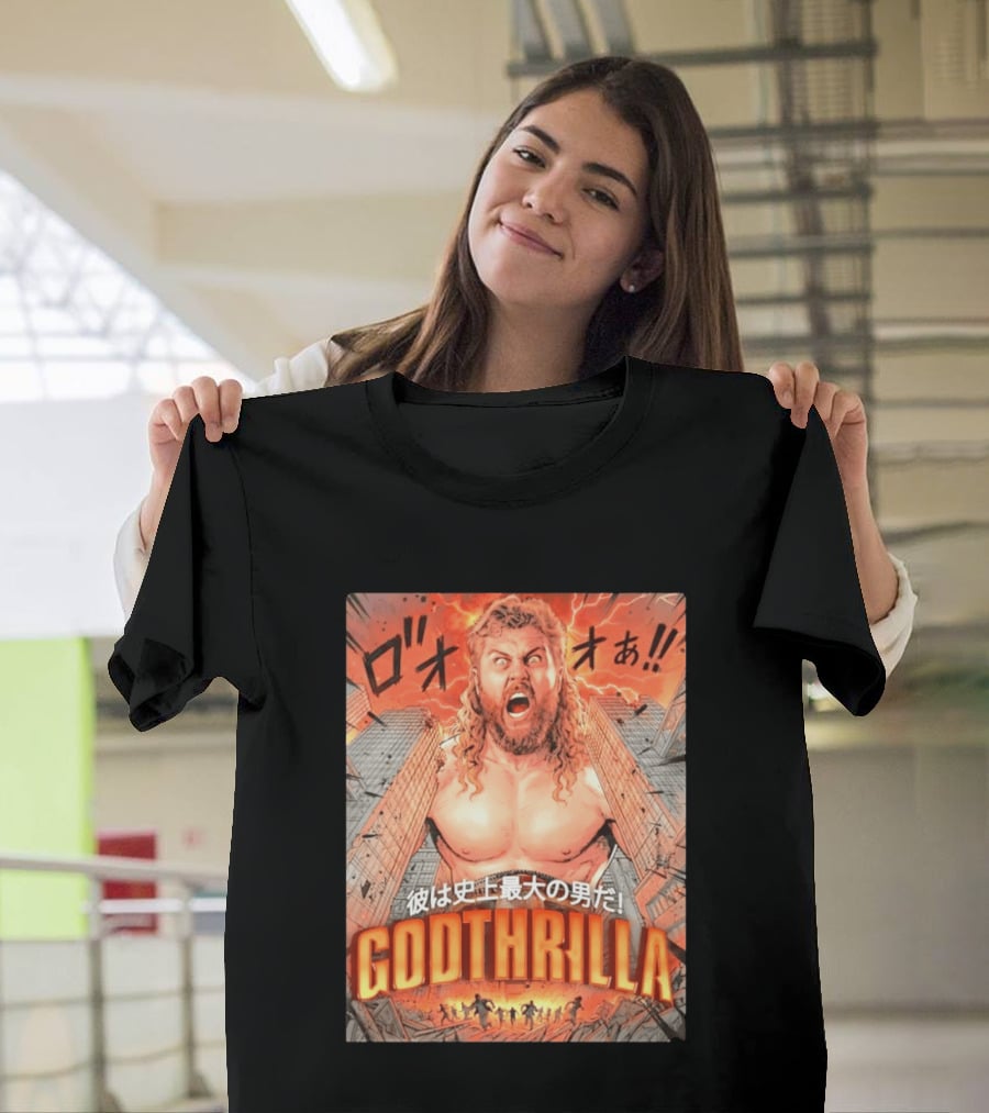 Thrillbilly Silas Mason Godthrilla Comic Style Explosion Scene T-Shirt