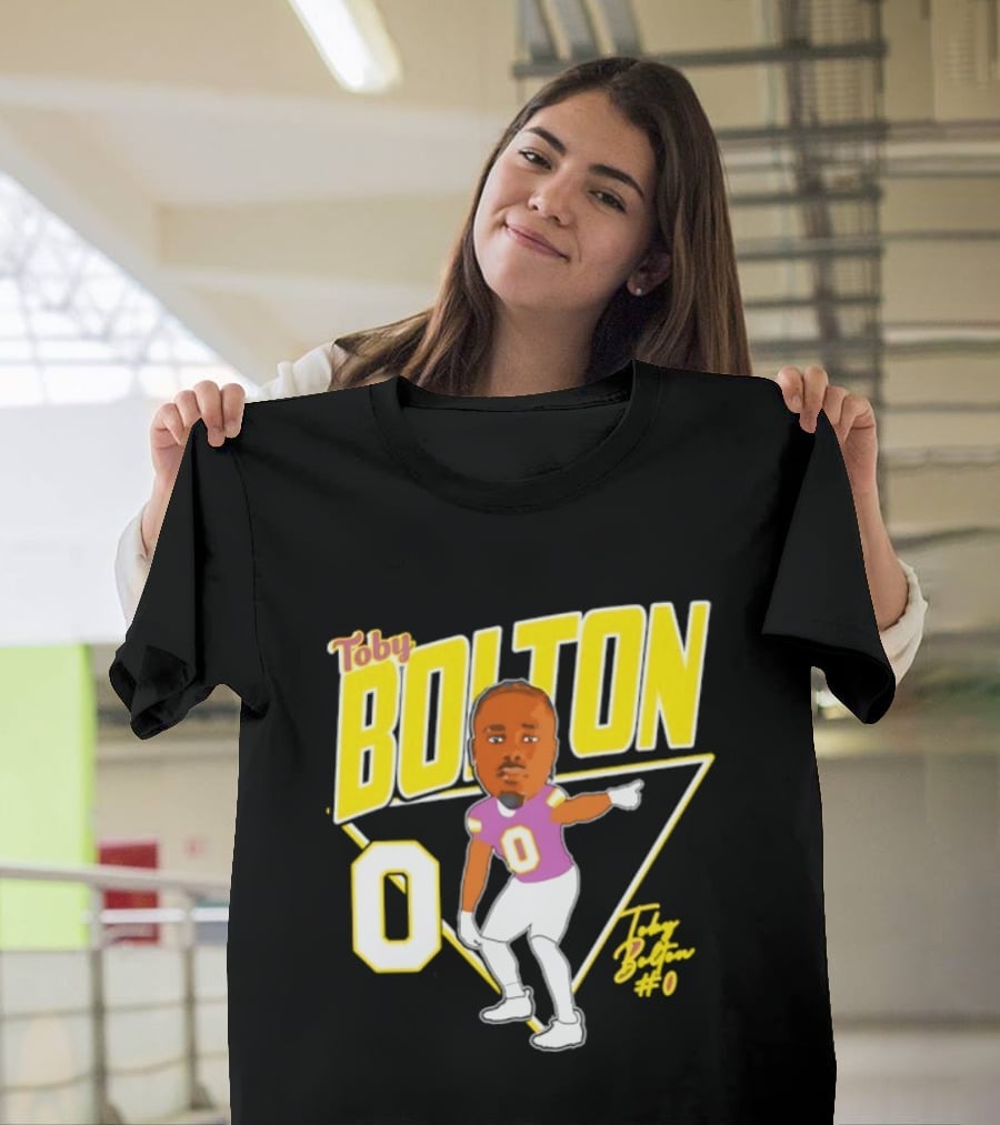 Toby Bolton 0 Caricature Tennessee Tech Football T-Shirt