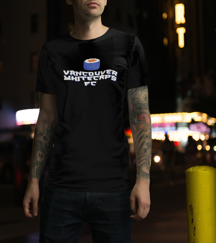 Vancouver Whitecaps FC Sushi Roll Soccer Fan T-Shirt