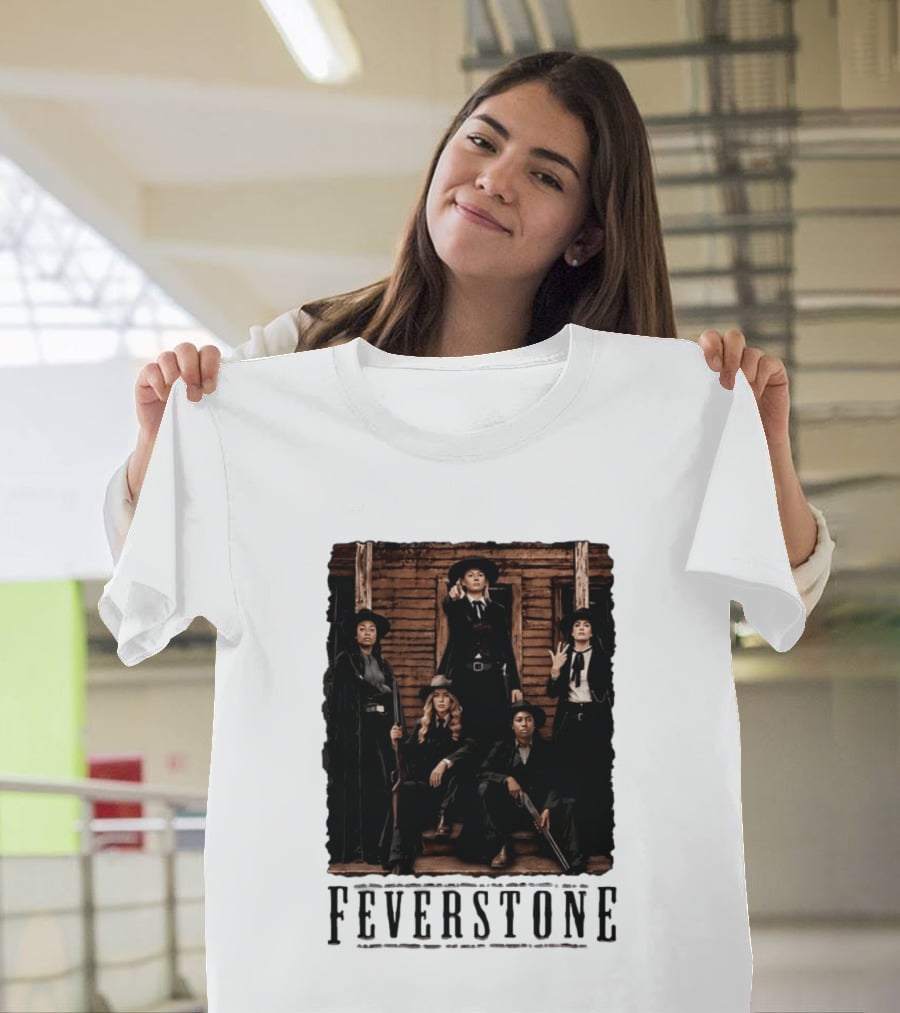 Feverstone Indiana Fever WNBA Basketball Team Western T-Shirt