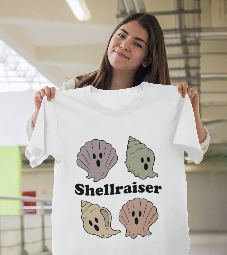 Shellraiser Ghost Shells Spooky Ocean T-Shirt