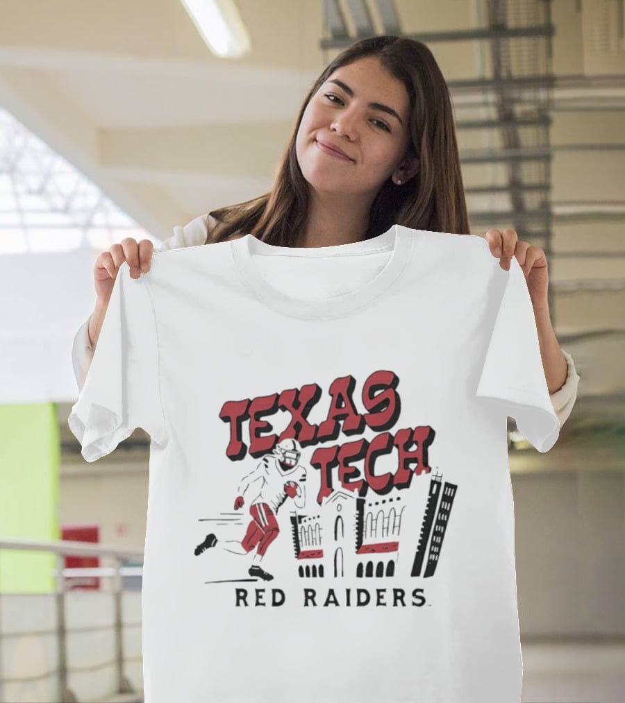 Texas Tech Red Raiders 2026 NCAA Football Player Running T-Shirt