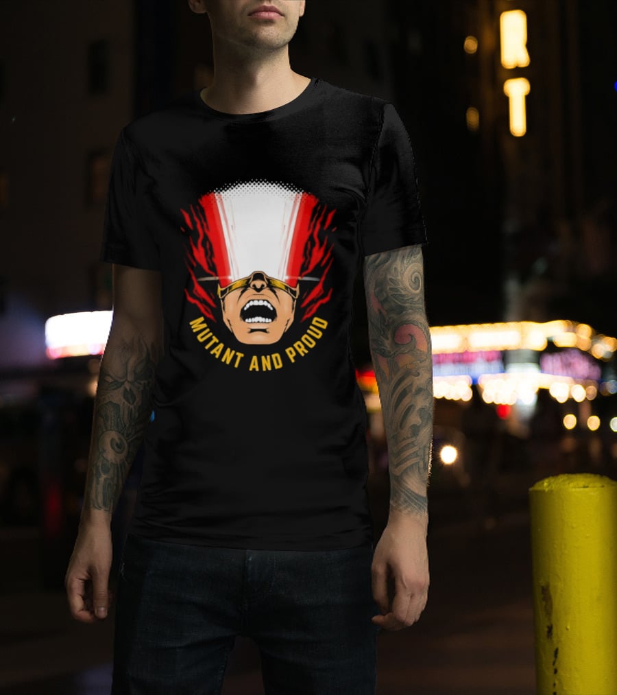 Cyclops Mutant And Proud X Men Marvel Eyebeams T-Shirt
