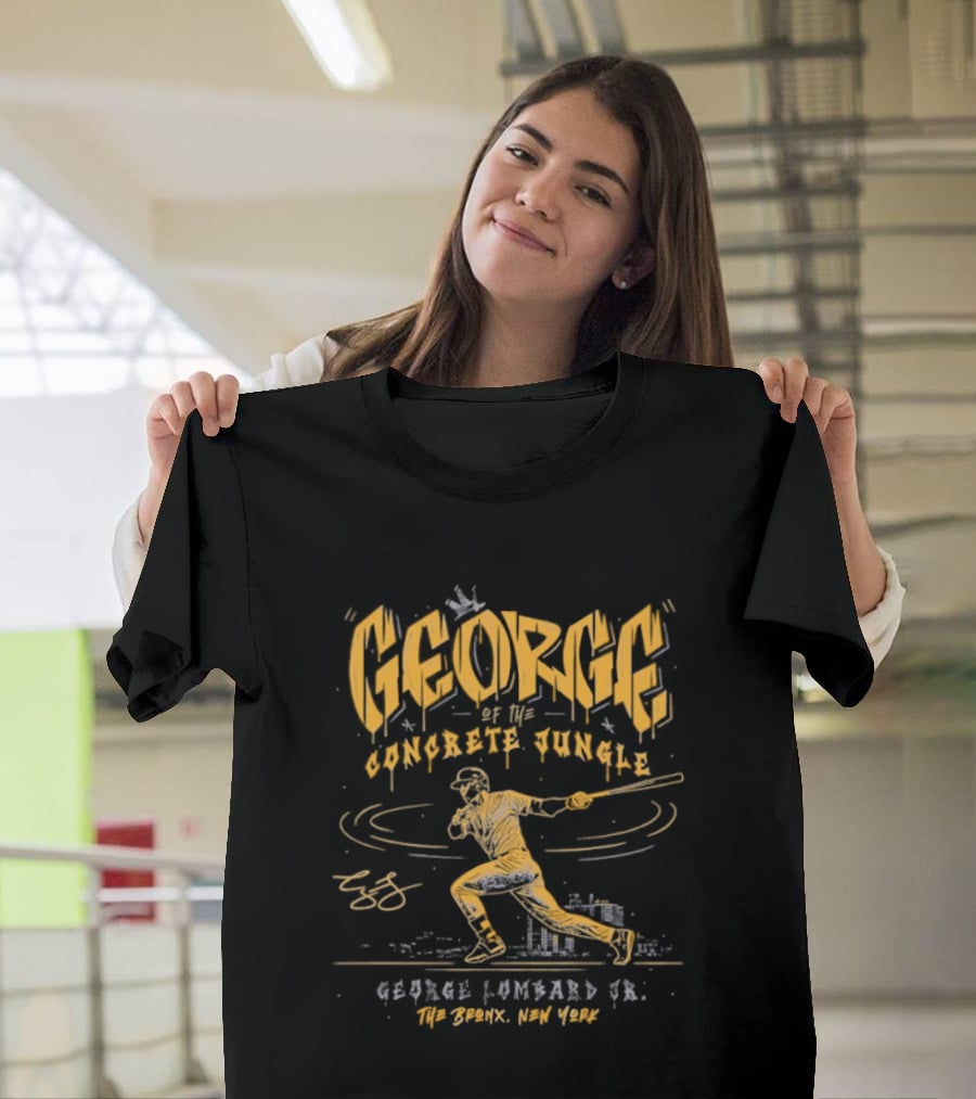 George Concrete Jungle George Lombard Jr Yankees The Bronx New York T-Shirt