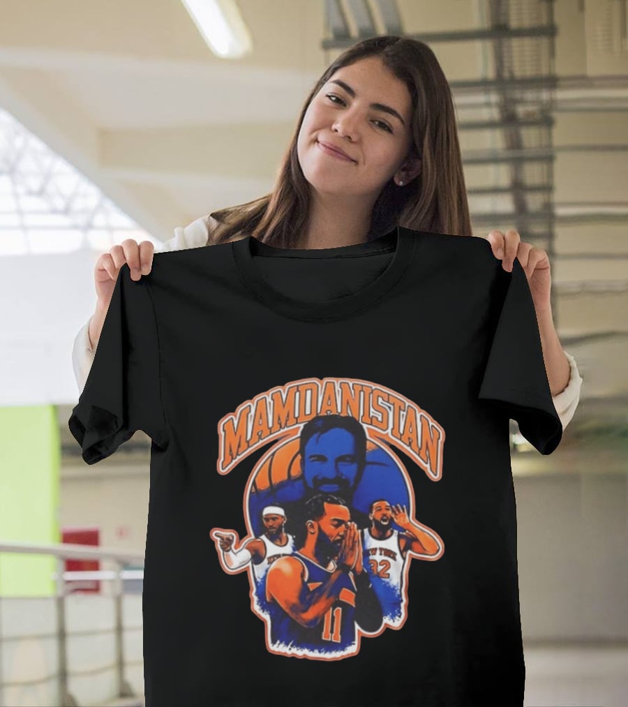 New York Knicks 2026 Mamdani MamdaniStan Basketball Team Players Zohran T-Shirt