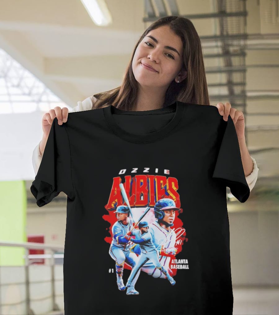 Ozzie Albies Atlanta Baseball 01 2026 MLB Collage T-Shirt