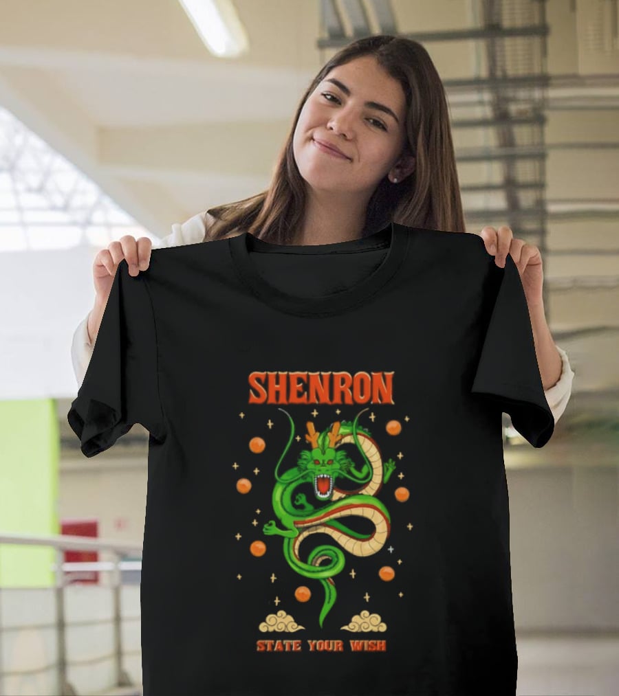 Shenron State Your Wish Dragon Ball Z Dragon Balls Anime T-Shirt