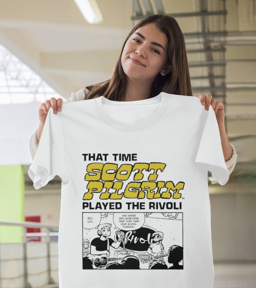 Scott Pilgrim Comic Strip That Time Played The Rivoli T-Shirt