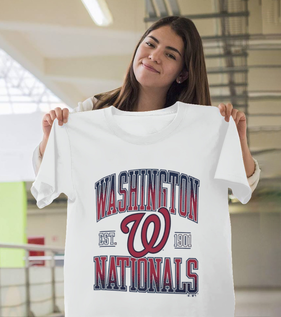 Washington Nationals Est 1901 MLB Baseball Vintage Red T-Shirt