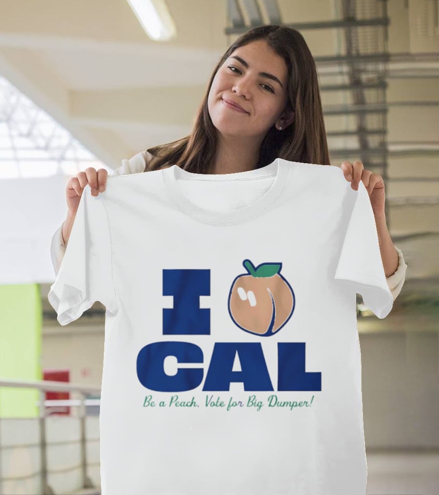 I Love Cal Peach Vote For Big Dumper Cal Raleigh T-Shirt