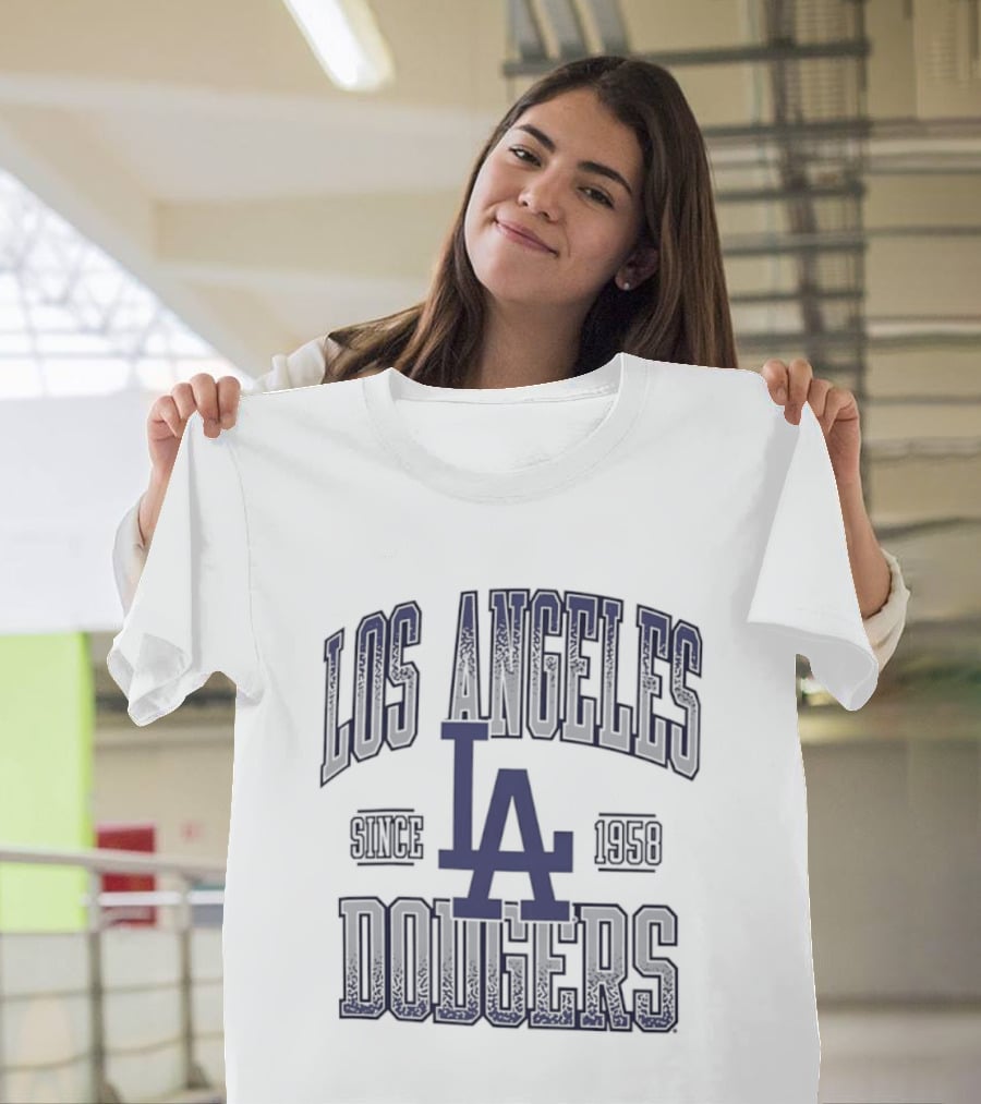 Los Angeles Dodgers LA Since 1958 MLB Baseball T-Shirt