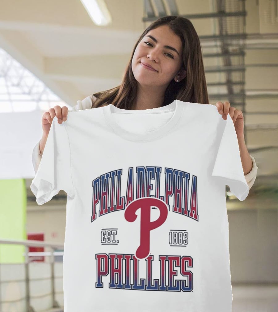 Philadelphia Phillies Est 1883 MLB Baseball P Icon Classic Team T-Shirt
