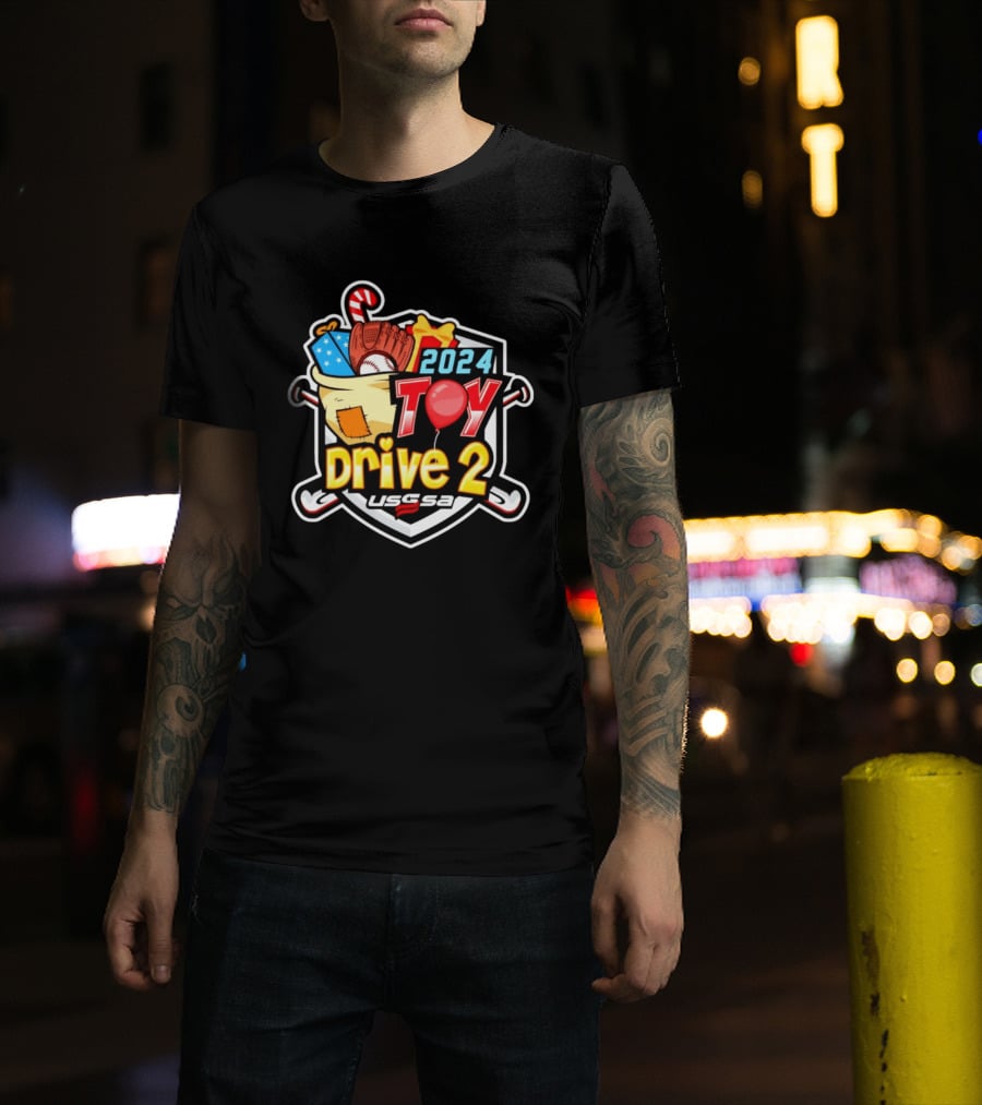 2024 USSSA Toy Drive 2 Baseball Event T-Shirt