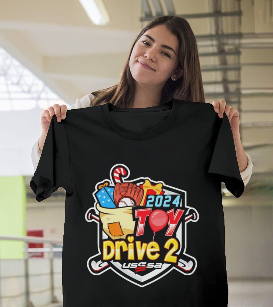 2024 USSSA Toy Drive 2 Baseball Event T-Shirt
