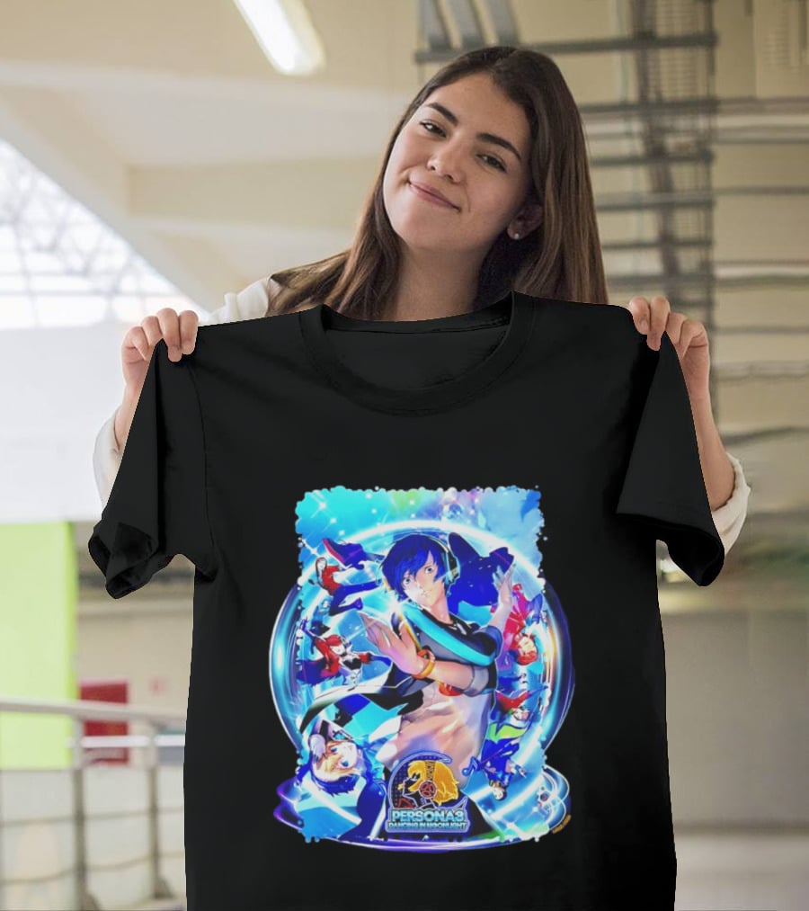 Persona 3 Dancing In Moonlight ATLUS Colorful Character Collage T-Shirt