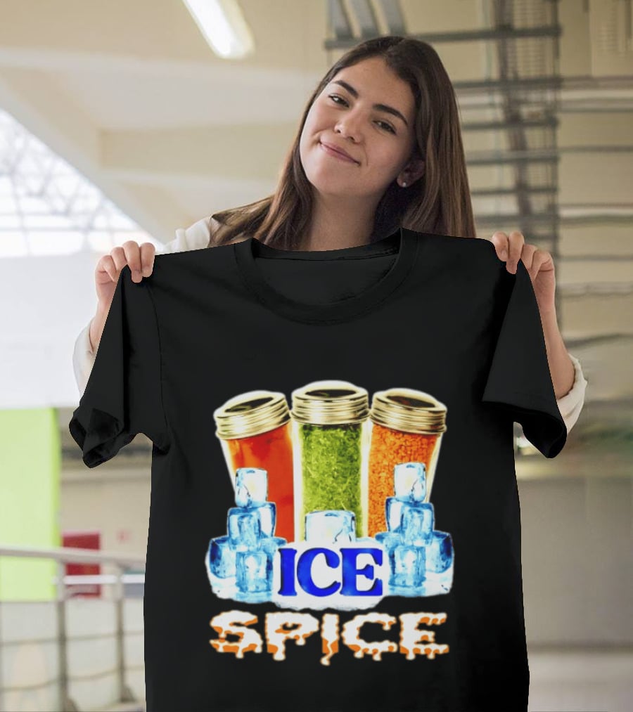 Ice Spice Iced Out Hip Hop Rap Music Funny Wordplay T-Shirt