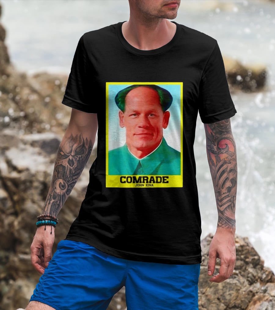 Comrade John Xina Meme Mao Zedong Parody Image T-Shirt