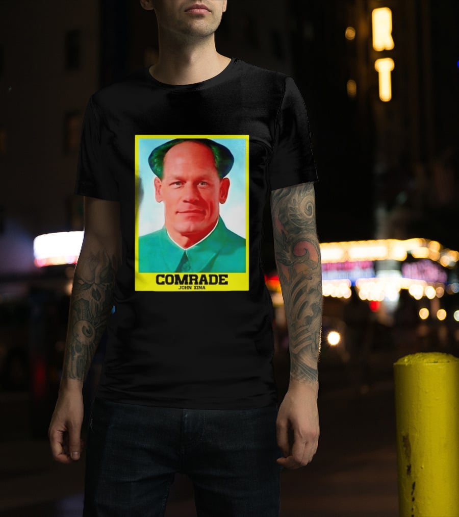 Comrade John Xina Meme Mao Zedong Parody Image T-Shirt