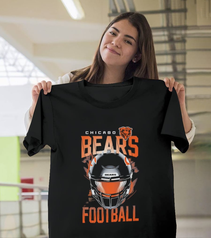 Chicago Bears Football Helmet 2026 Season T-Shirt