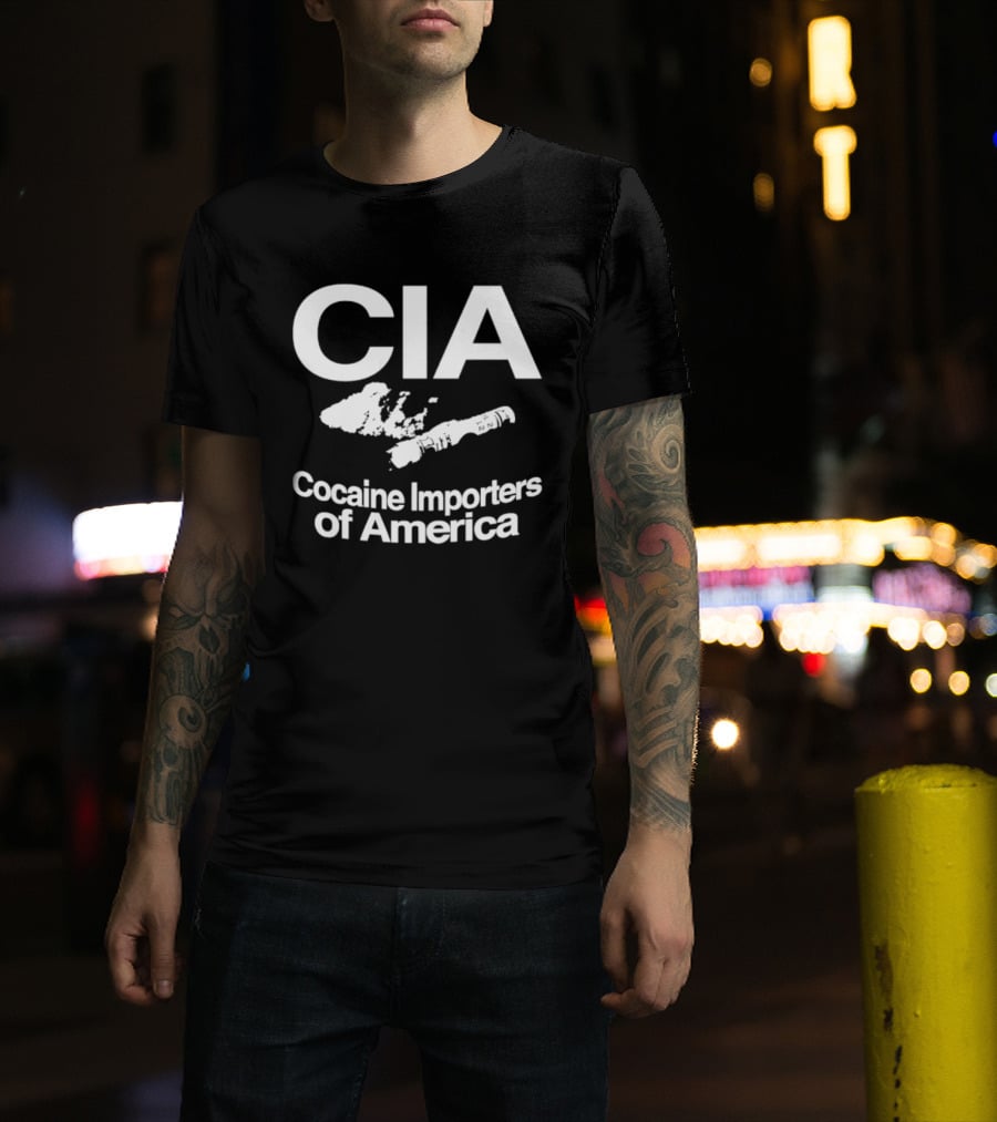 CIA Cocaine Importers Of America Conspiracy Theory T-Shirt