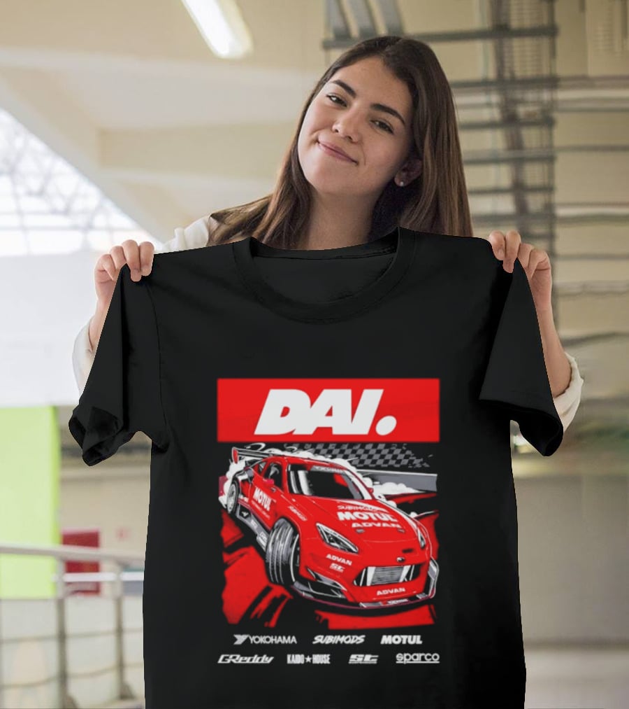 Dai Yoshihara Motul Advan Subimods Greddy Kaido House Sparco Yokohama Racing Car T-Shirt
