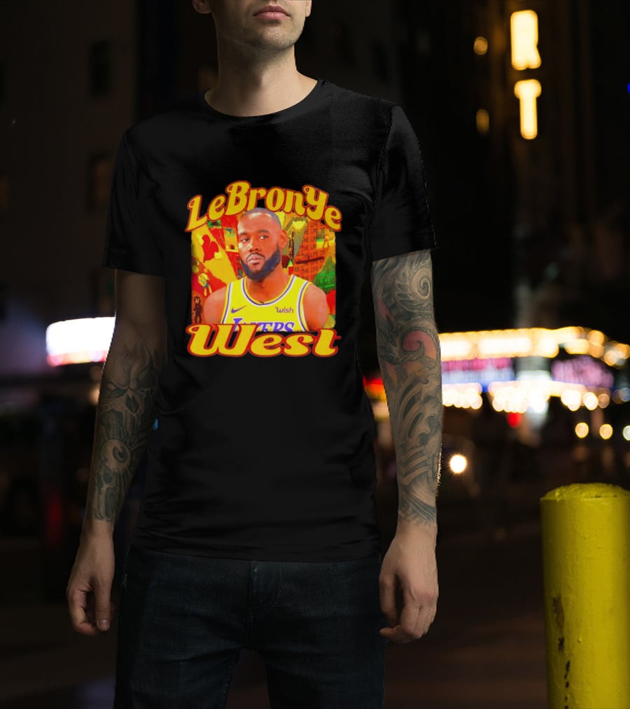 LeBronYe West Los Angeles Lakers Basketball T-Shirt