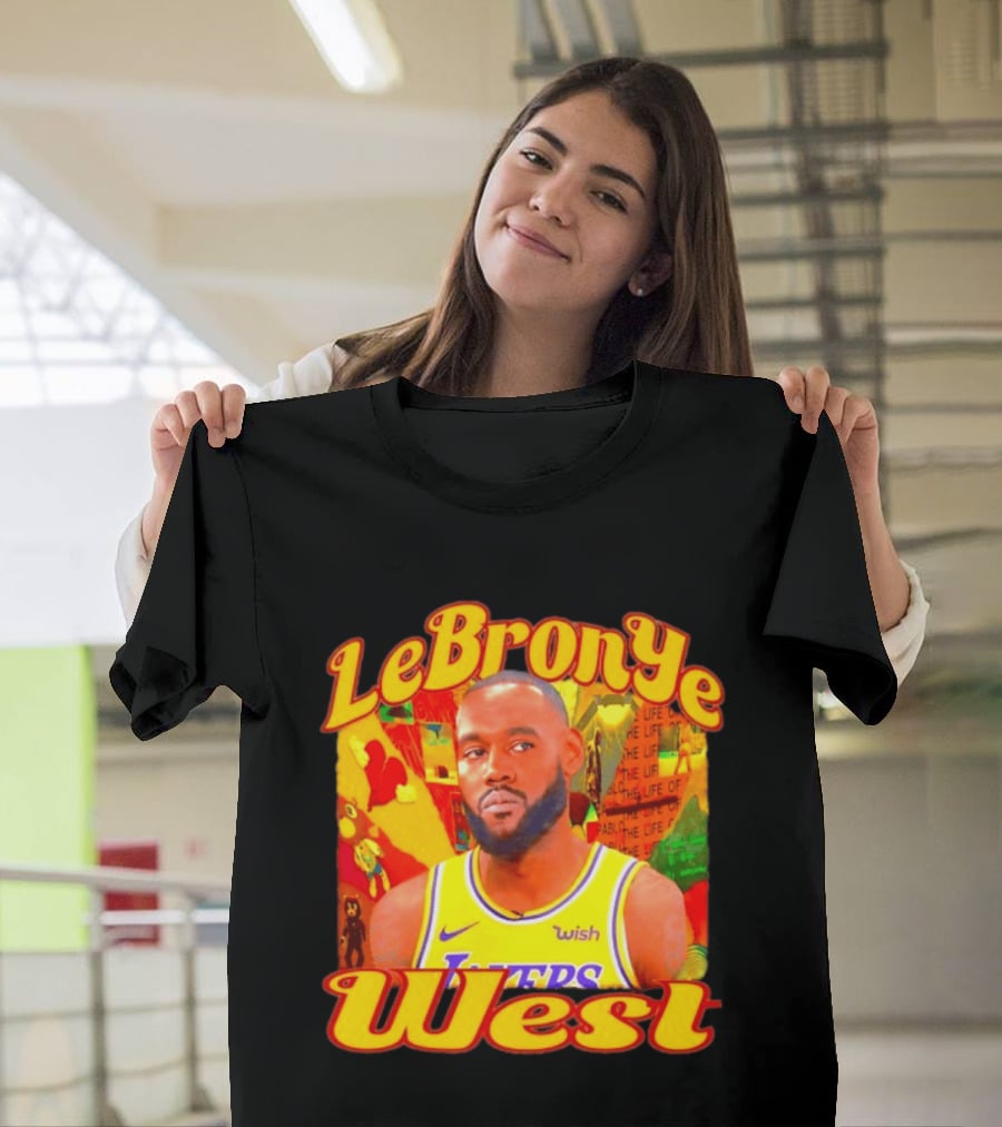 LeBronYe West Los Angeles Lakers Basketball T-Shirt