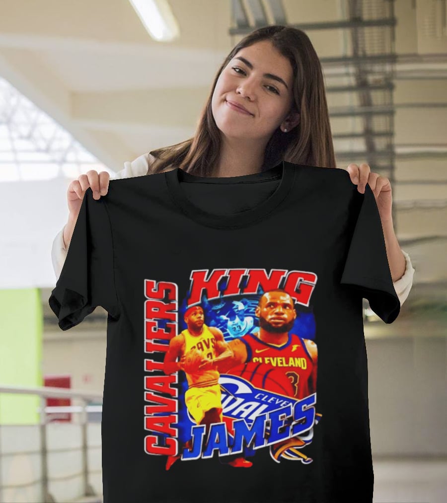 Cleveland Cavaliers King James LeBron Nike NBA Basketball Star T-Shirt