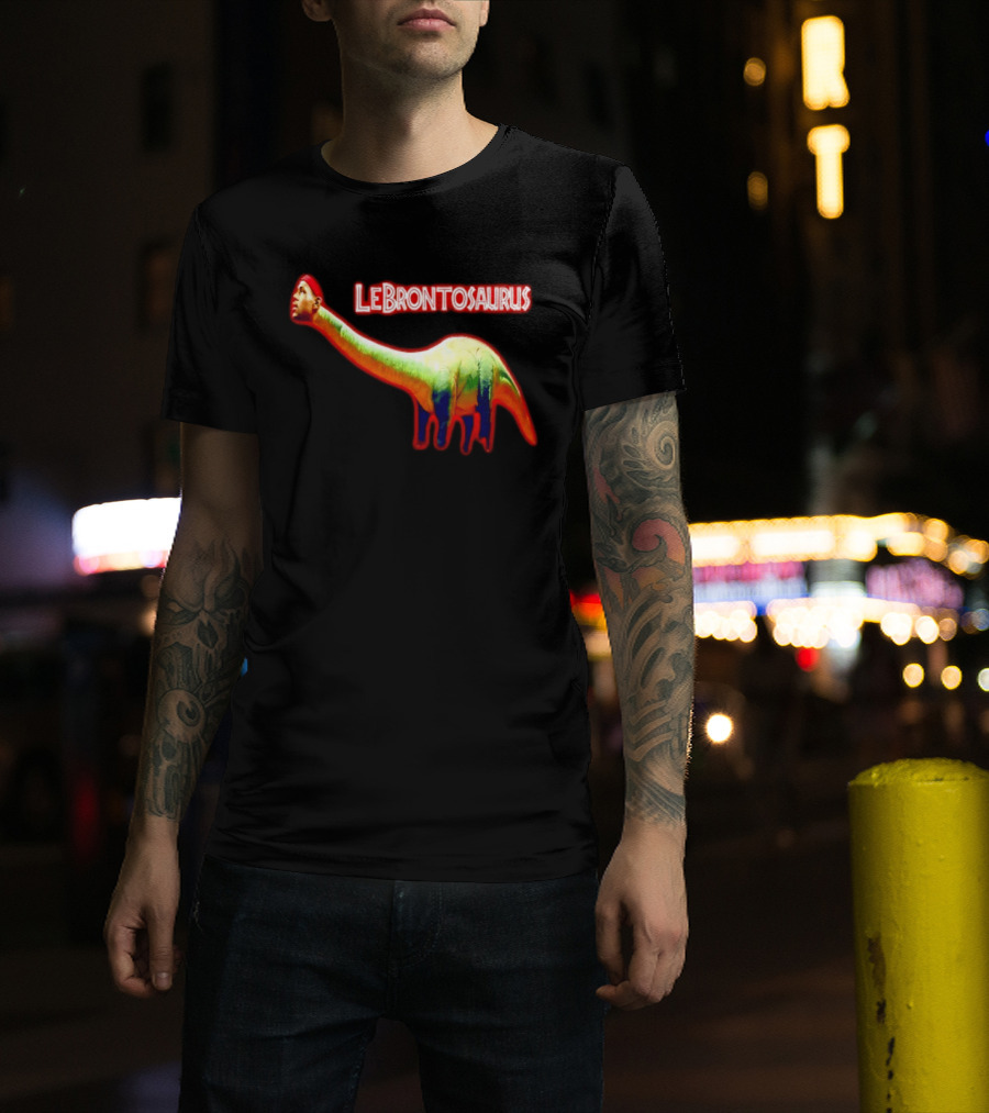 LeBrontosaurus Meme LeBron James Philadelphia 76ers T-Shirt