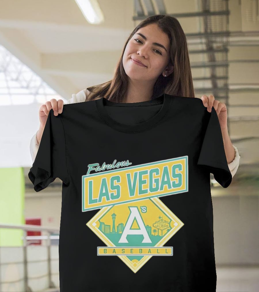 Fabulous Las Vegas A's Baseball 2026 Skyline T-Shirt