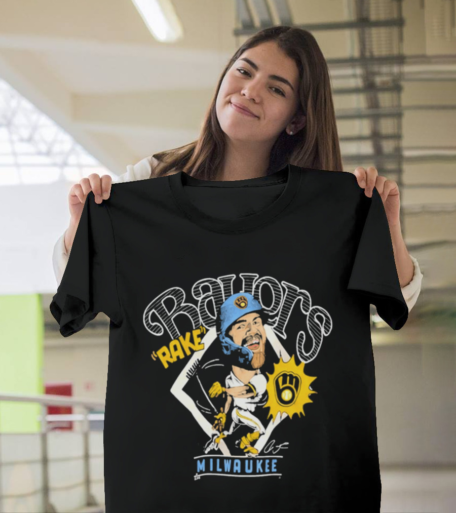 Milwaukee Bauers Rake Baseball Art 2026 T-Shirt