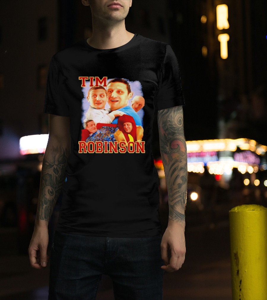 Tim Robinson I Think You Should Leave Collage Hot Dog Suit And More T-Shirt