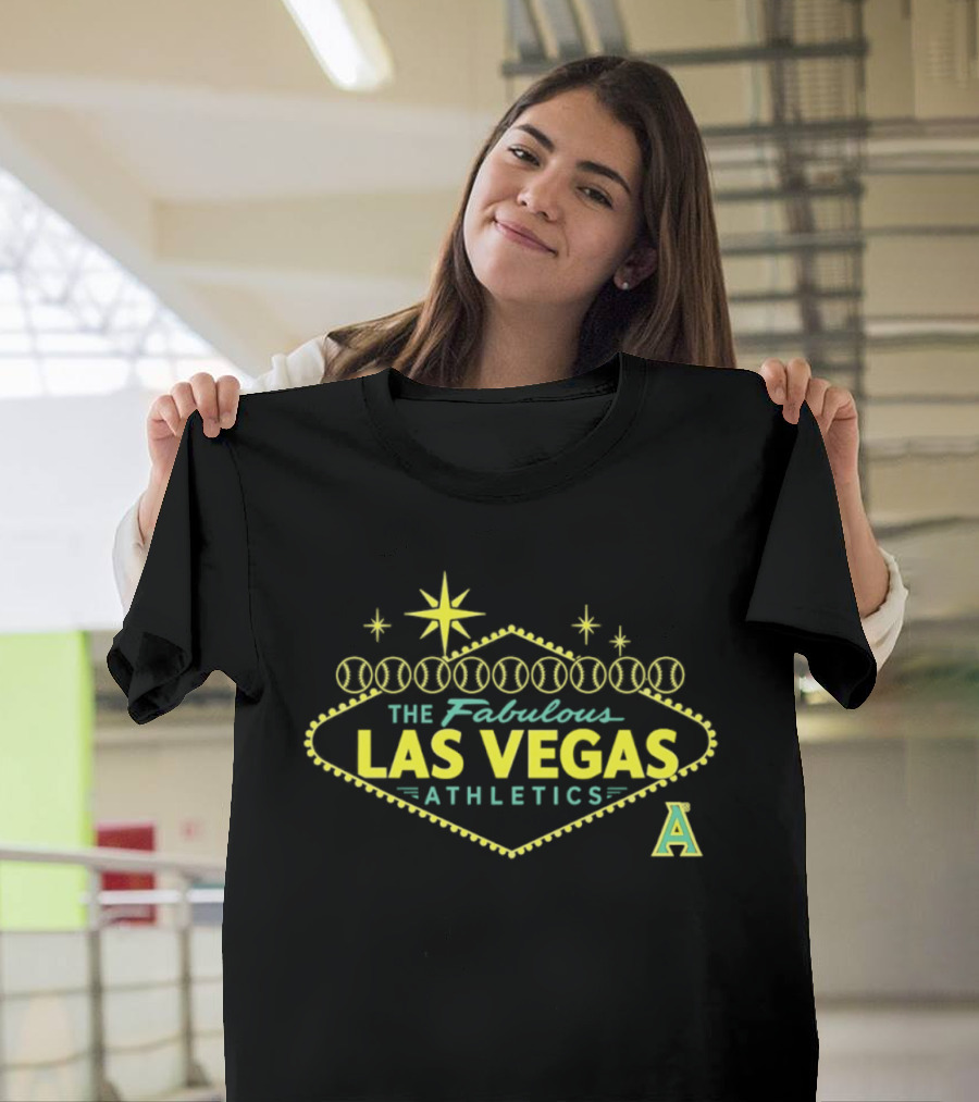 The Fabulous Las Vegas Athletics MLB Baseball 2026 Welcome Sign T-Shirt