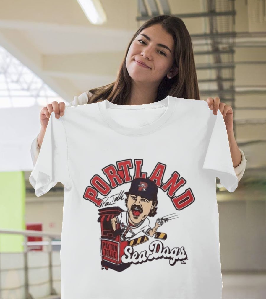 Payton Tolle Portland Sea Dogs Baseball T-Shirt