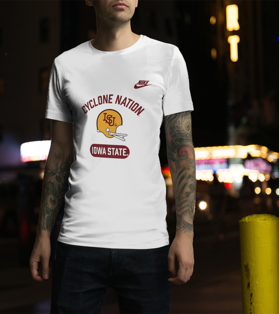 Cyclone Nation Iowa State ISU Football Nike T-Shirt