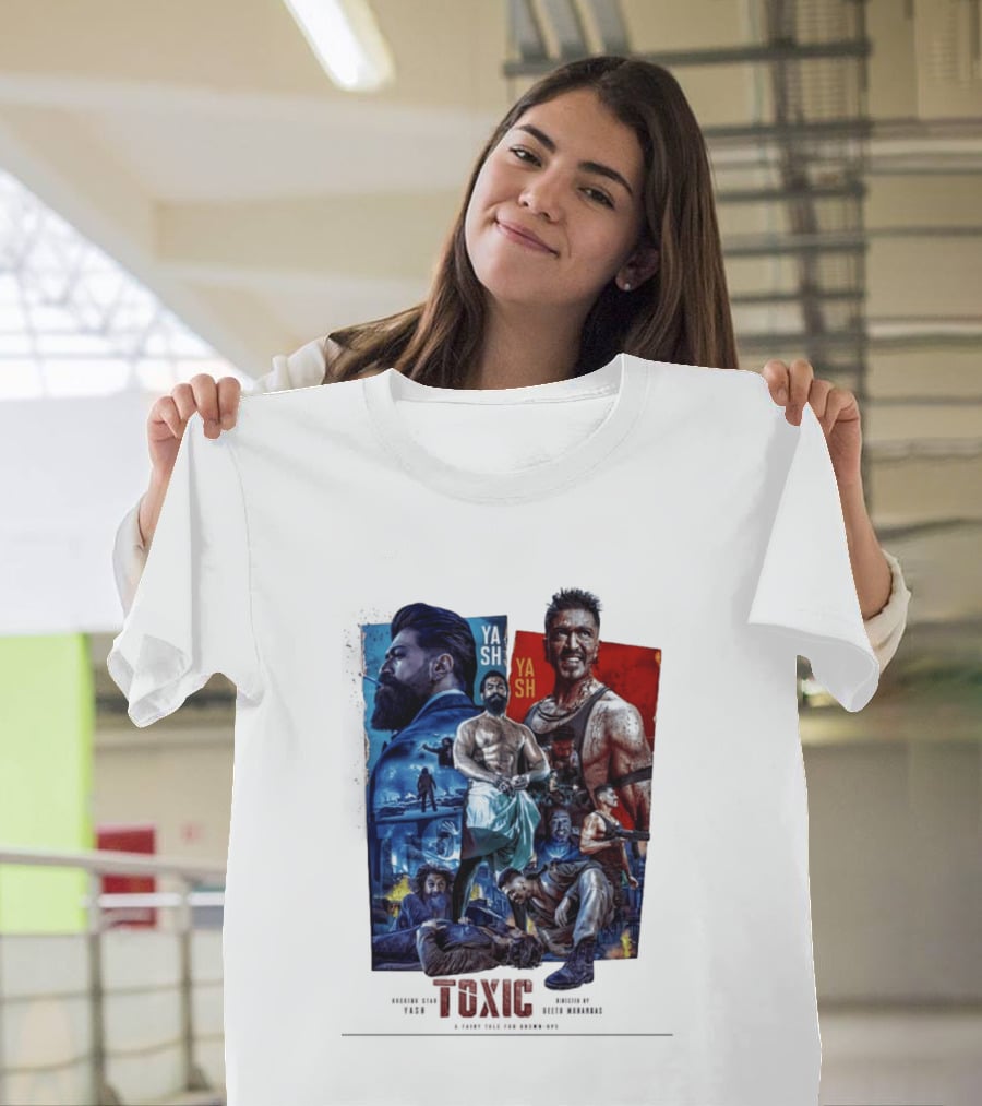 Yash Toxic A Fairy Tale For Grown Ups Rugged Warrior Action Adventure T-Shirt