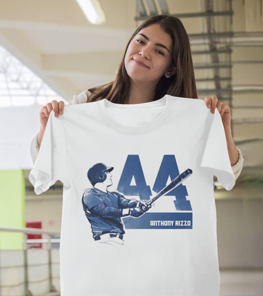 Anthony Rizzo 44 Swing Chicago Cubs Slugger T-Shirt