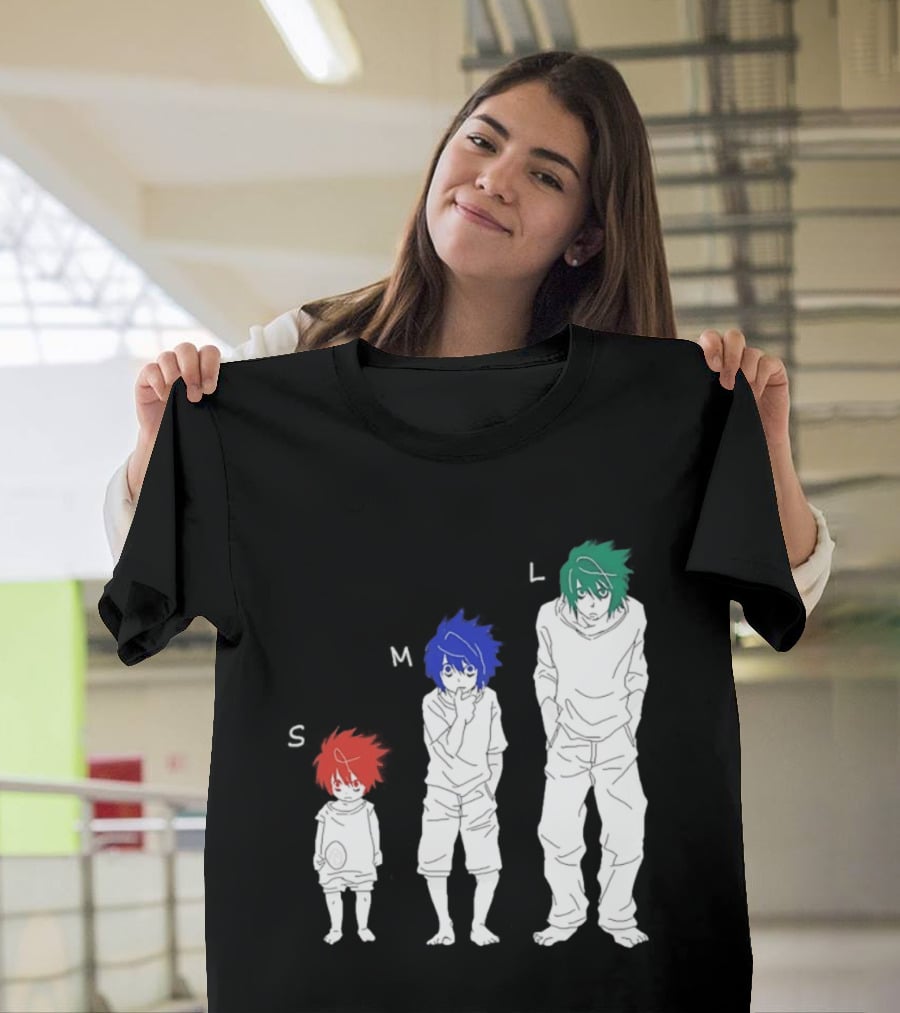 S M L Beyond Birthday Mello L Lawliet Colorful T-Shirt