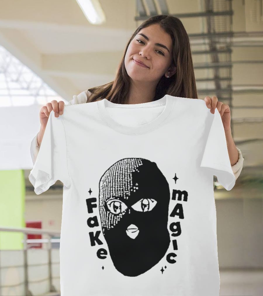 Fake Magic Anime Eyes Balaclava Ski Mask T-Shirt