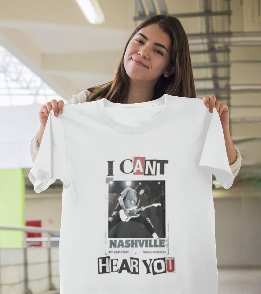 Pierce The Veil I Can't Hear You Nashville World Tour 2026 T-Shirt