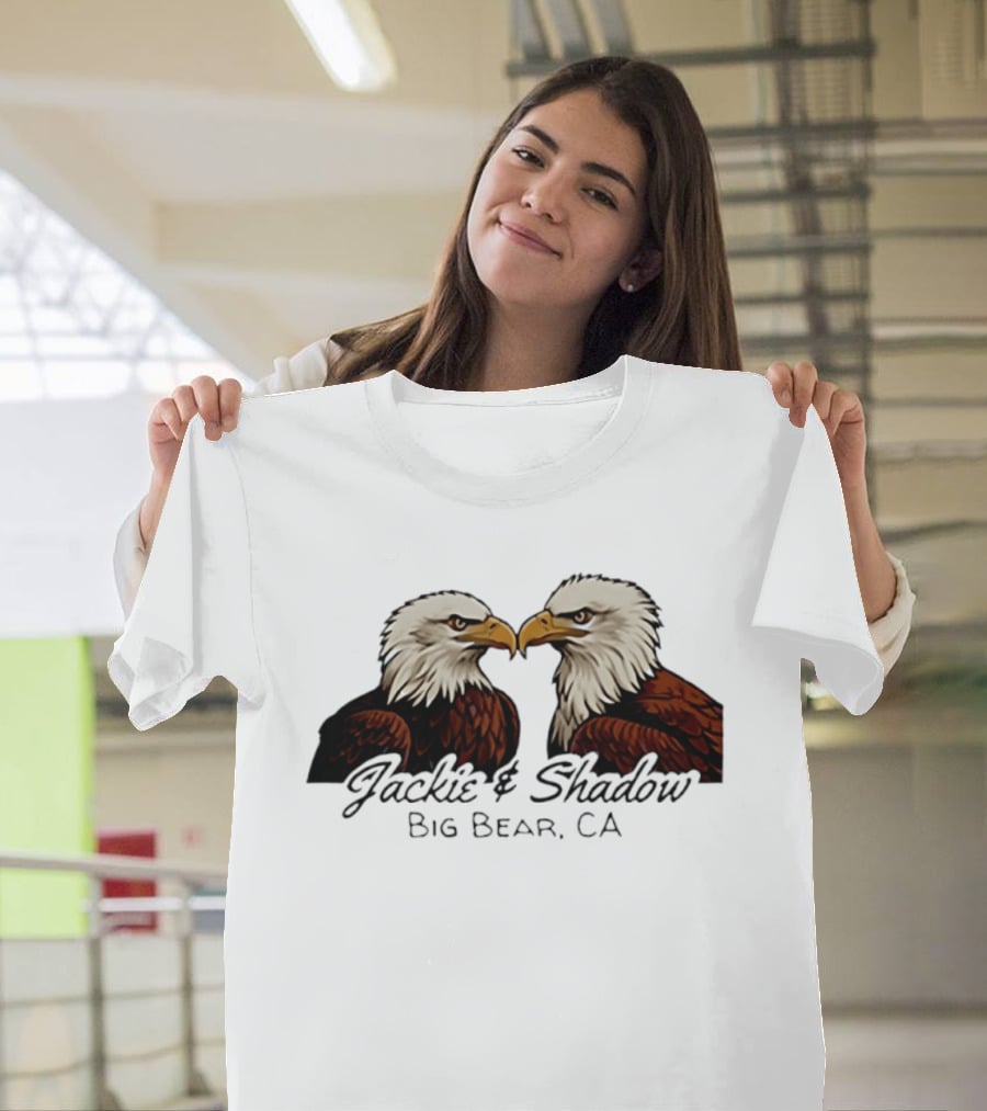 Jackie And Shadow Bald Eagles Big Bear CA Wildlife Pair T-Shirt