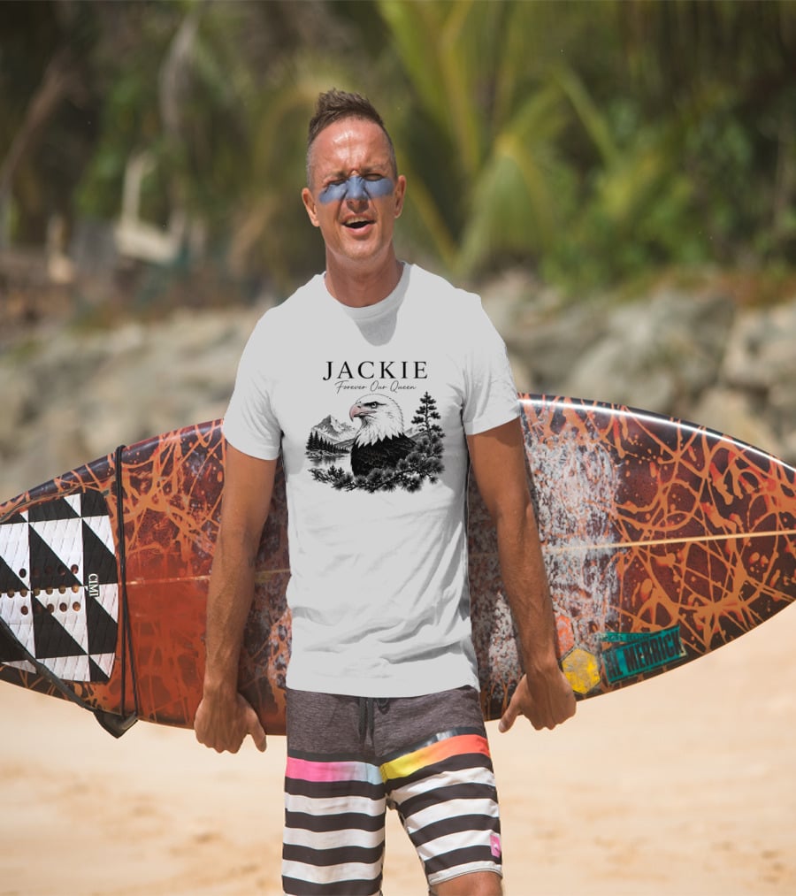 Jackie Forever Our Queen Eagle Mountain Landscape T-Shirt