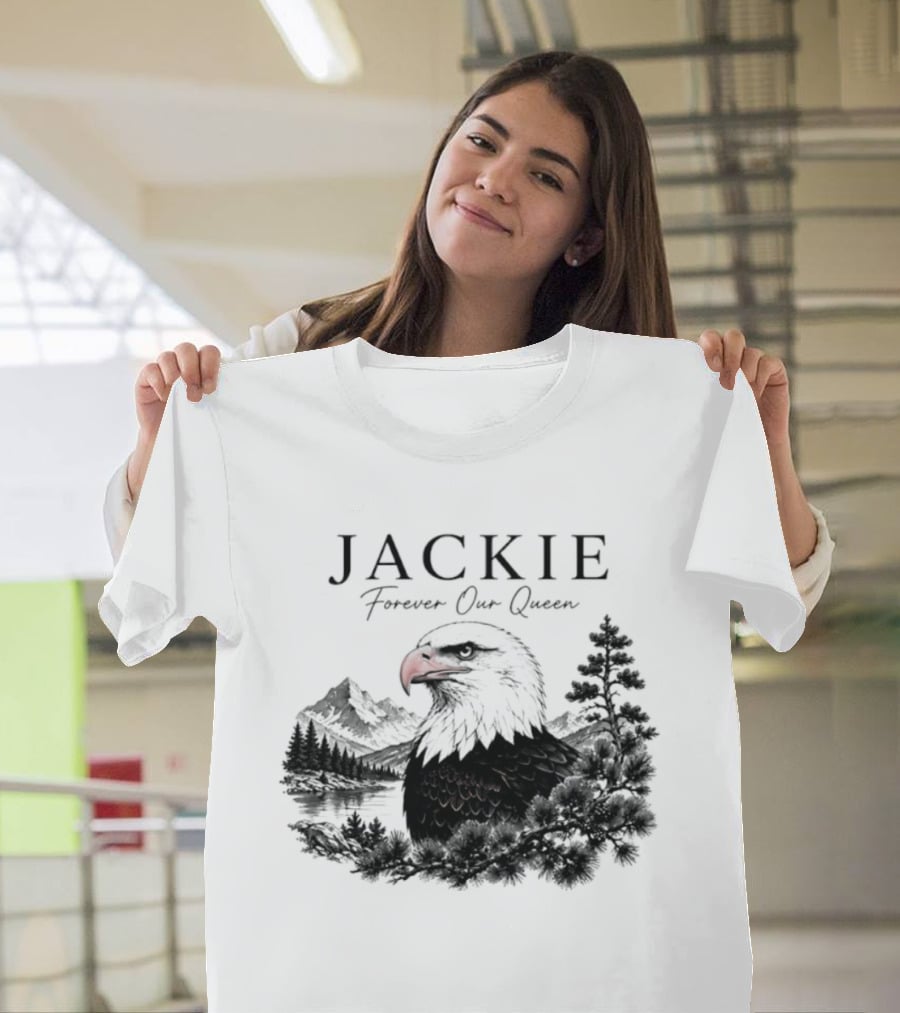 Jackie Forever Our Queen Eagle Mountain Landscape T-Shirt