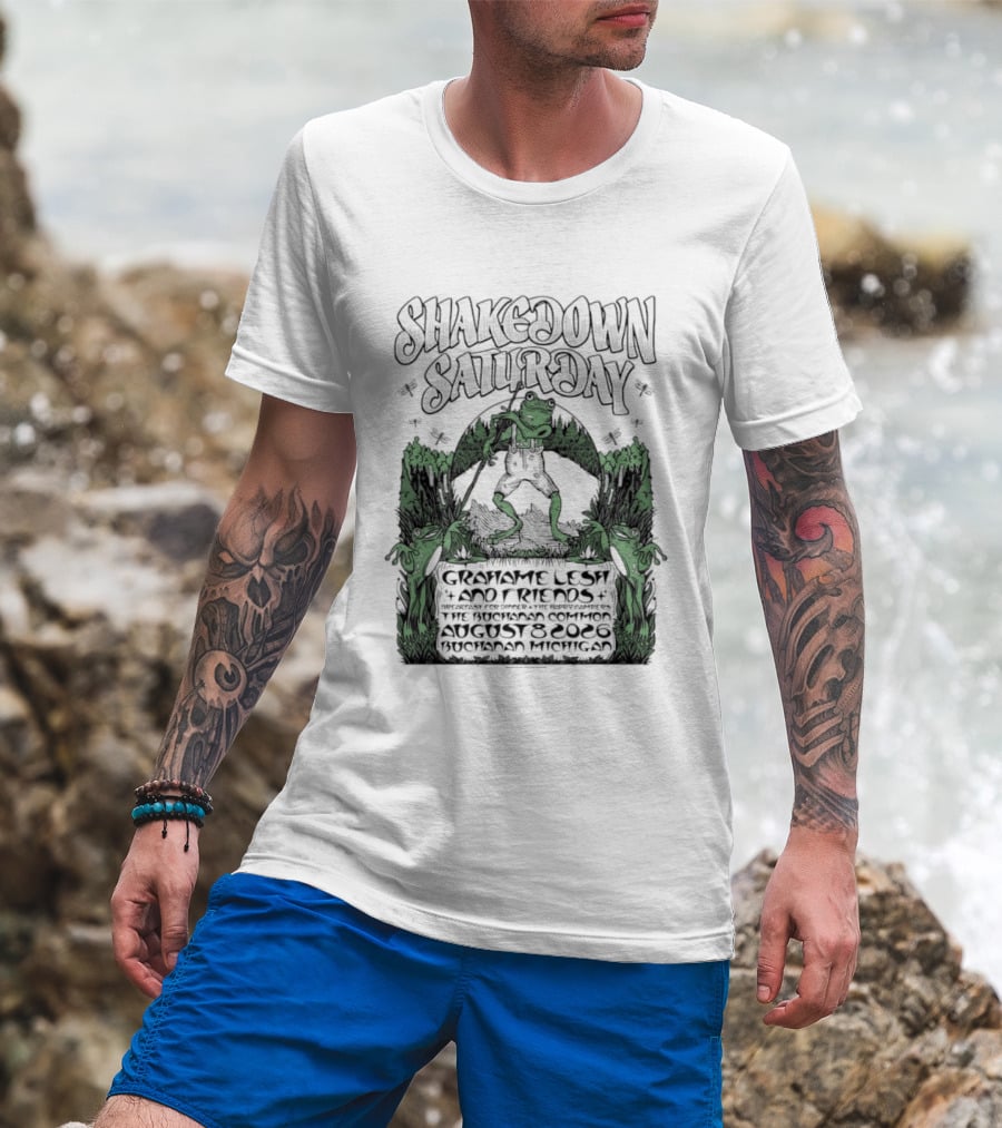 Shakedown Saturday Grahame Lesh And Friends Live Buchanan Michigan August 8 2026 Festival Vibe T-Shirt